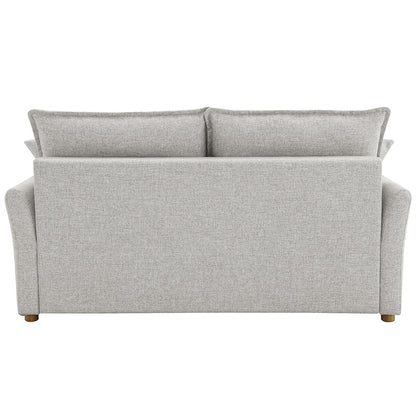 ACME Oran Gray Chenille Sofa with Sleeper Storage & 2 Pillows Model LV03800