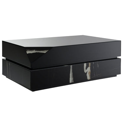 ACME Drisana Black Mirrored Coffee Table Model LV03865