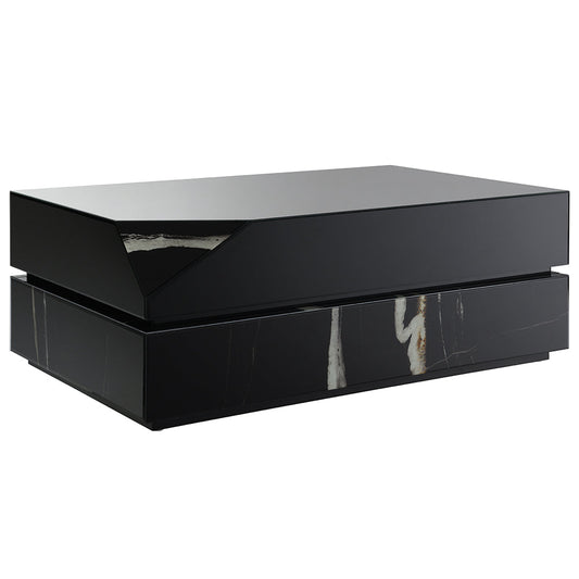 ACME Drisana Black Mirrored Coffee Table Model LV03865