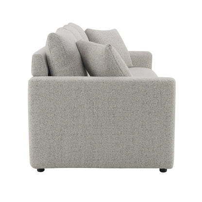 ACME Connie Gray Boucle Sofa with Sleeper & 2 Pillows Model LV03880