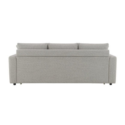 ACME Connie Gray Boucle Sofa with Sleeper & 2 Pillows Model LV03880