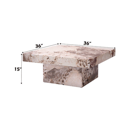 ACME Fultan Engineered Stone Coffee Table Model LV03935