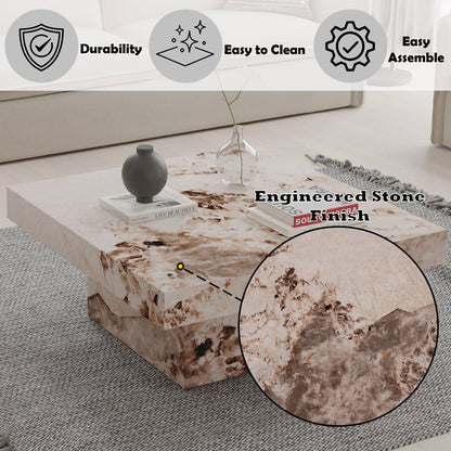 ACME Fultan Engineered Stone Coffee Table Model LV03935