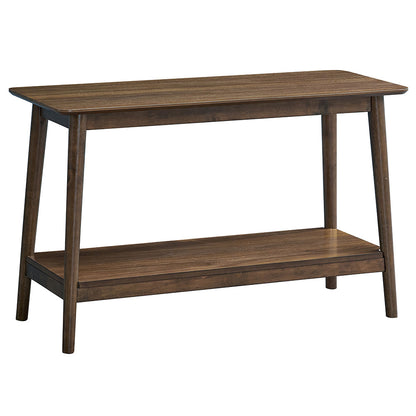 ACME Lamonte Walnut Sofa Table with Shelf Model LV04038