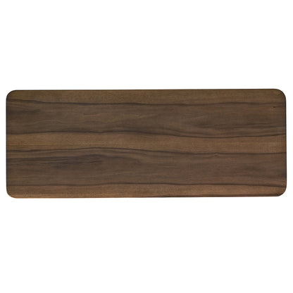 ACME Lamonte Walnut Sofa Table with Shelf Model LV04038