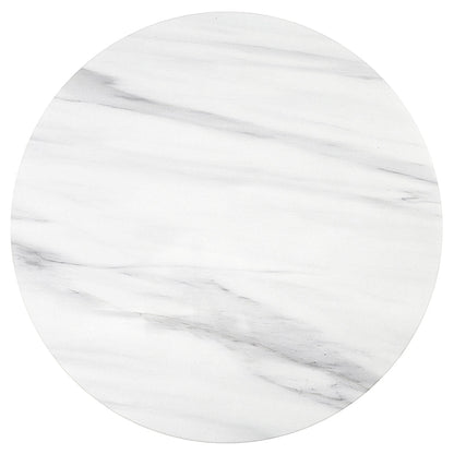 ACME Zaid Engineering Marble & White High Gloss Coffee Table Model LV04225