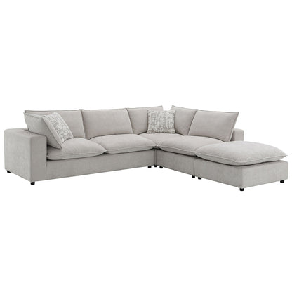 ACME Marisa Beige Boucle Modular LF Loveseat with 2 Pillows Model LV04410