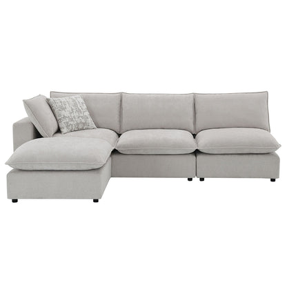 ACME Marisa Beige Boucle Modular LF Loveseat with 2 Pillows Model LV04410