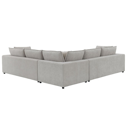 ACME Marisa Beige Boucle Modular RF Loveseat with 2 Pillows Model LV04411