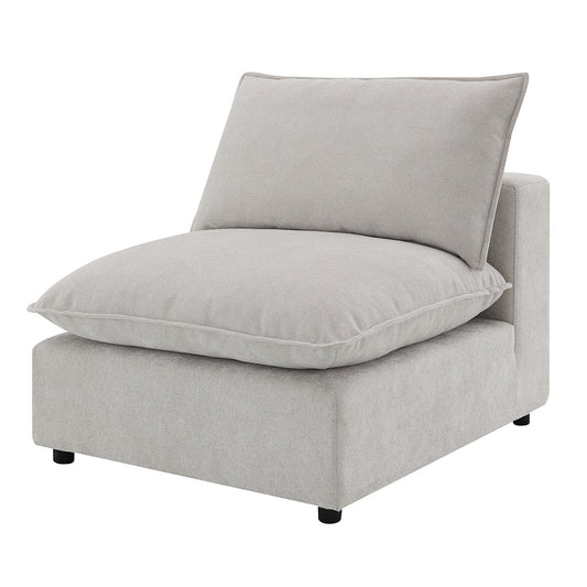 ACME Marisa Beige Boucle Modular Armless Chair Model LV04413