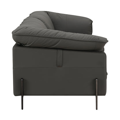 ACME Tadi Black Top Grain Leather Loveseat Model LV04511