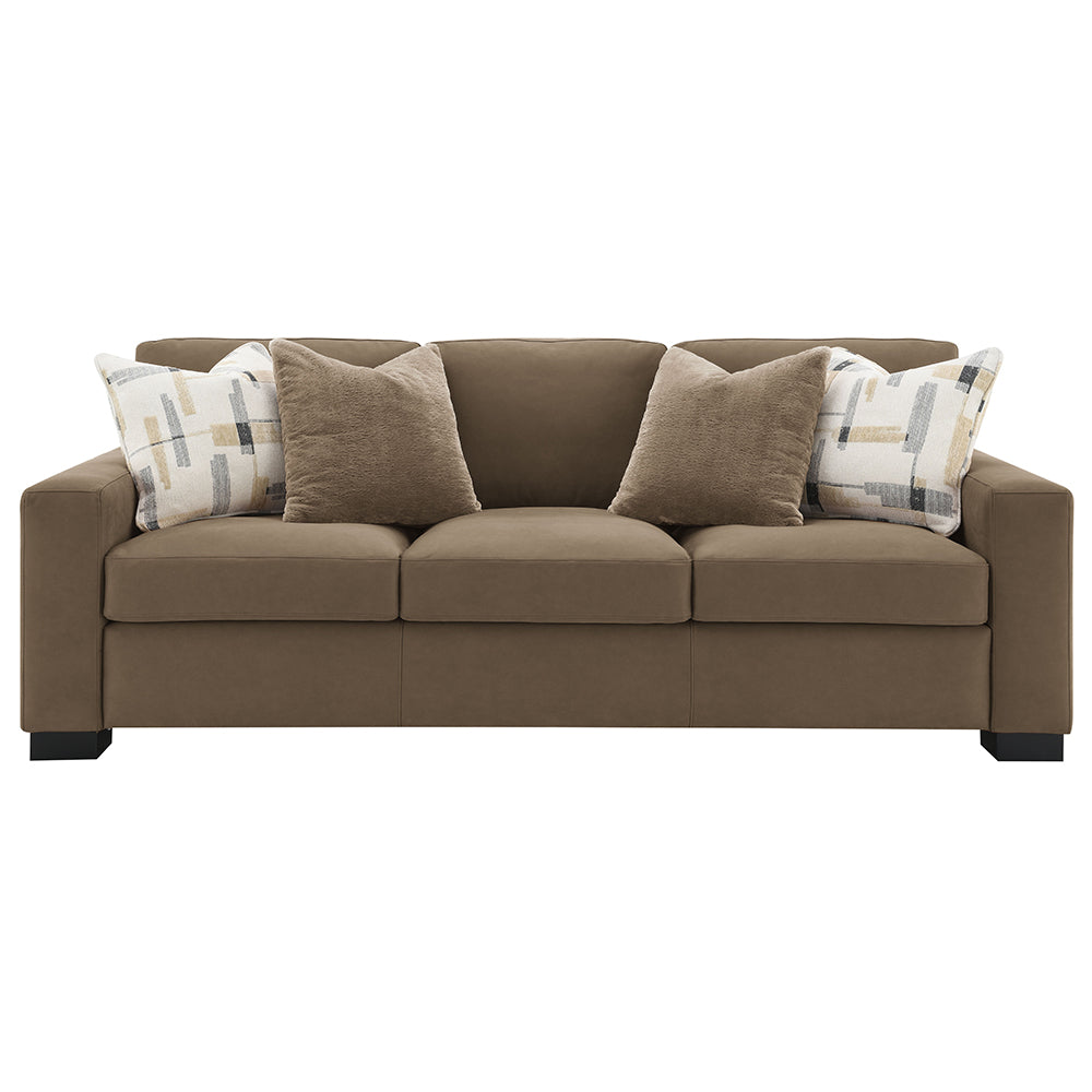 ACME Darya Brown Suede Fabric Sofa with 4 Pillows Model LV04530