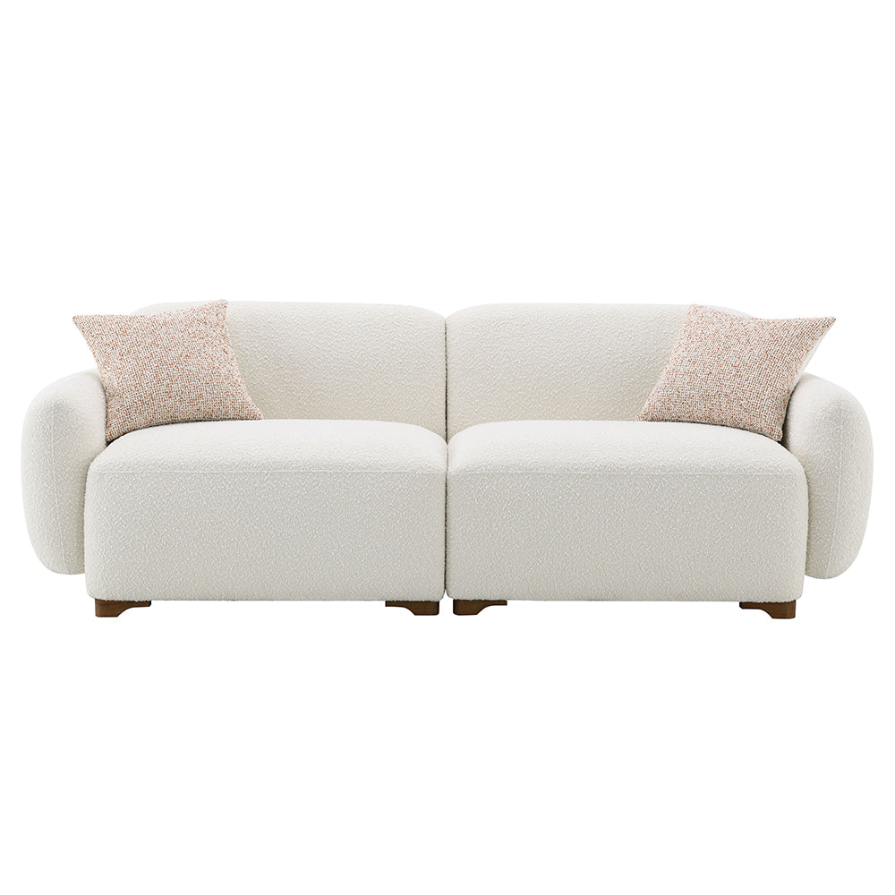 ACME Darius Beige Boucle Sofa with 2 Pillows Model LV04540