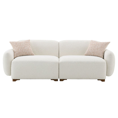ACME Darius Beige Boucle Sofa with 2 Pillows Model LV04540