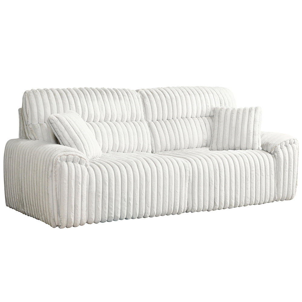 ACME Jaya Mondo Grey Corduroy Power Motion Sofa with Sleeper & USB Port Model LV04660