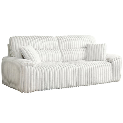ACME Jaya Mondo Grey Corduroy Power Motion Sofa with Sleeper & USB Port Model LV04660