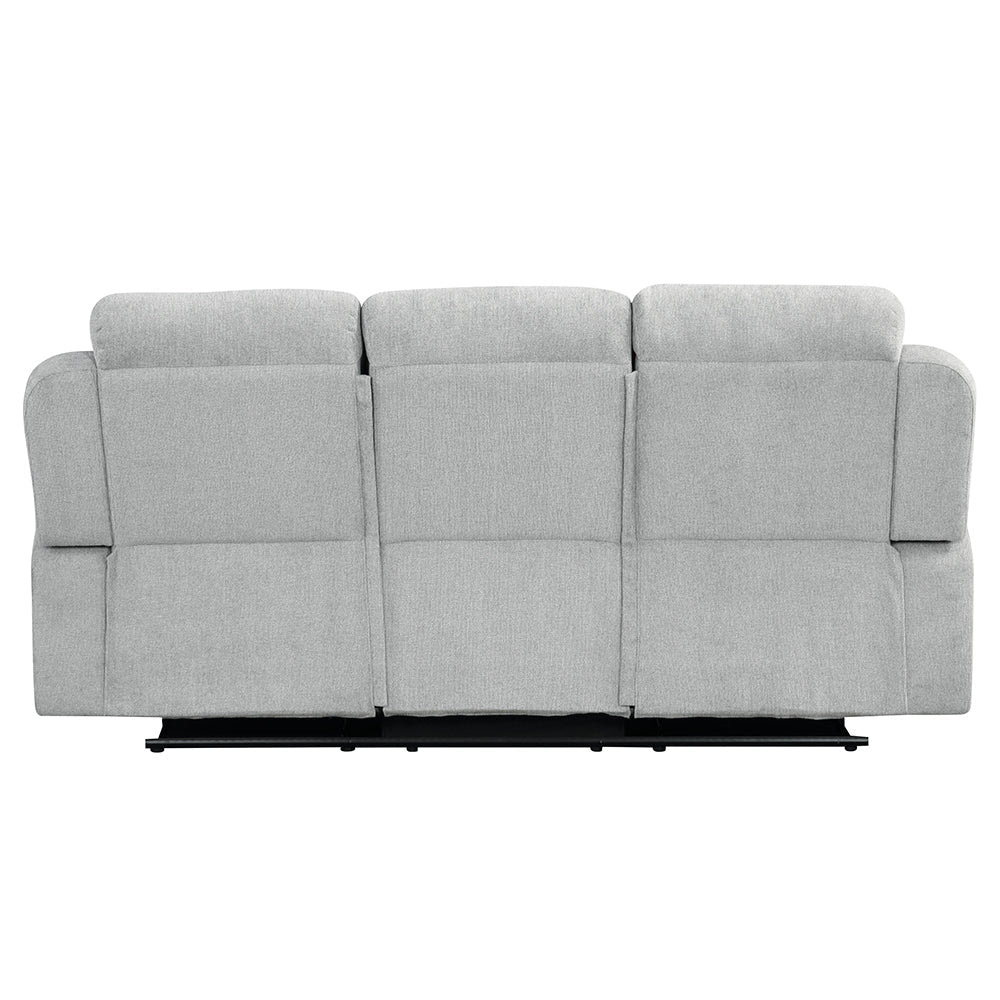 ACME Galya Light Gray Chenille Motion Sofa Model LV04680