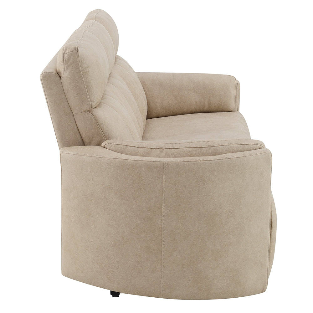 ACME Elison Dark Beige Polish Microfiber Motion Sofa Model LV05400
