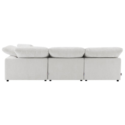 ACME Naveen Ivory Linen Modular Armless Chair Model LV55130