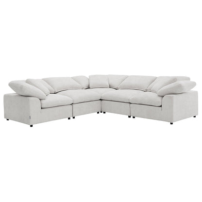 ACME Naveen Ivory Linen Modular Armless Chair Model LV55130
