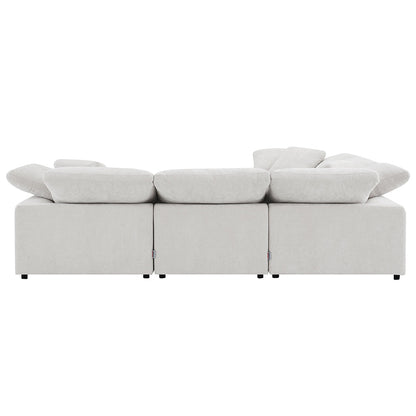 ACME Naveen Ivory Linen Modular Armless Chair Model LV55130