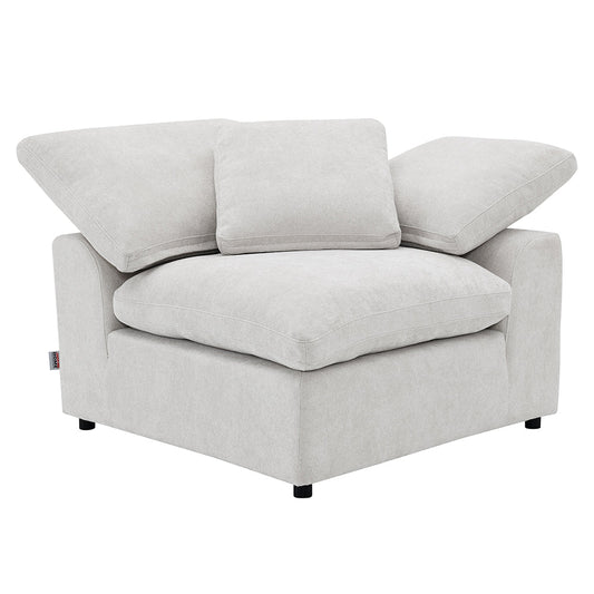 ACME Naveen Ivory Linen Modular Wedge with Pillow Model LV55131