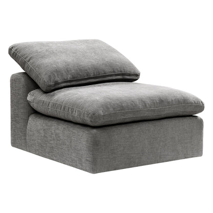 ACME Naveen Gray Linen Modular Armless Chair Model LV55140