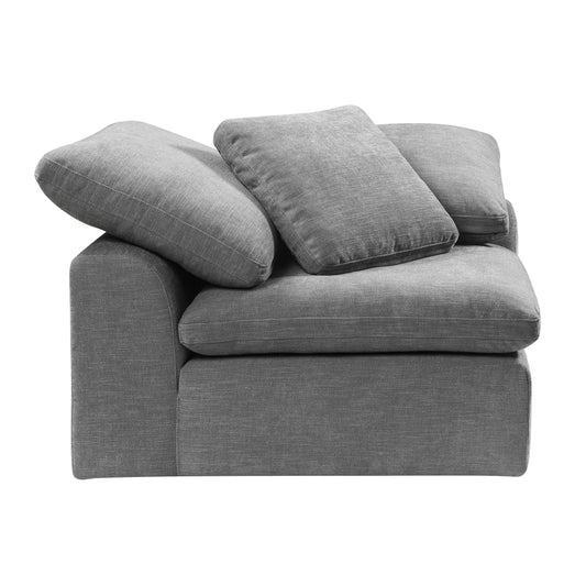ACME Naveen Gray Linen Modular Wedge with Pillow Model LV55141