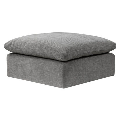 ACME Naveen Gray Linen Modular Ottoman Model LV55142