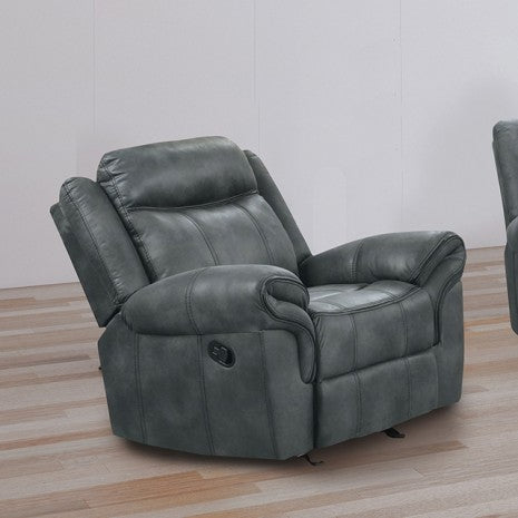 Furniture of America Agata Dark Gray Transitional Glider Recliner Model NX6001DG-CH