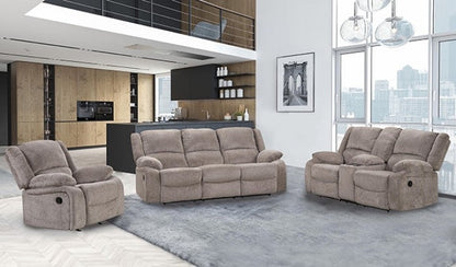 Furniture of America Cosimo Mocha Transitional Manual Recliner Model NX6003GY-CH