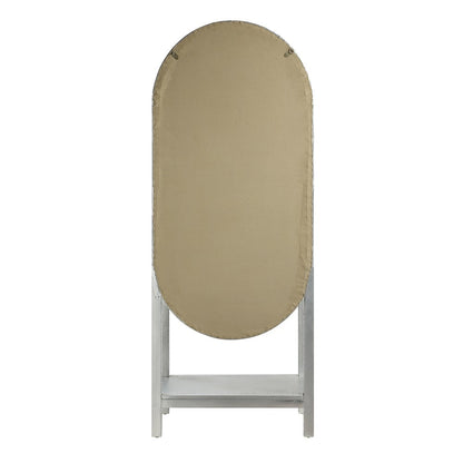 ACME Ogden  Aluminum  & Rattan Bookcase Model OF02406