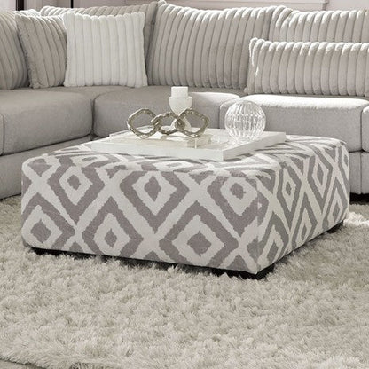 Furniture of America Hermiston Gray Transitional Ottoman Model SM5171-OT